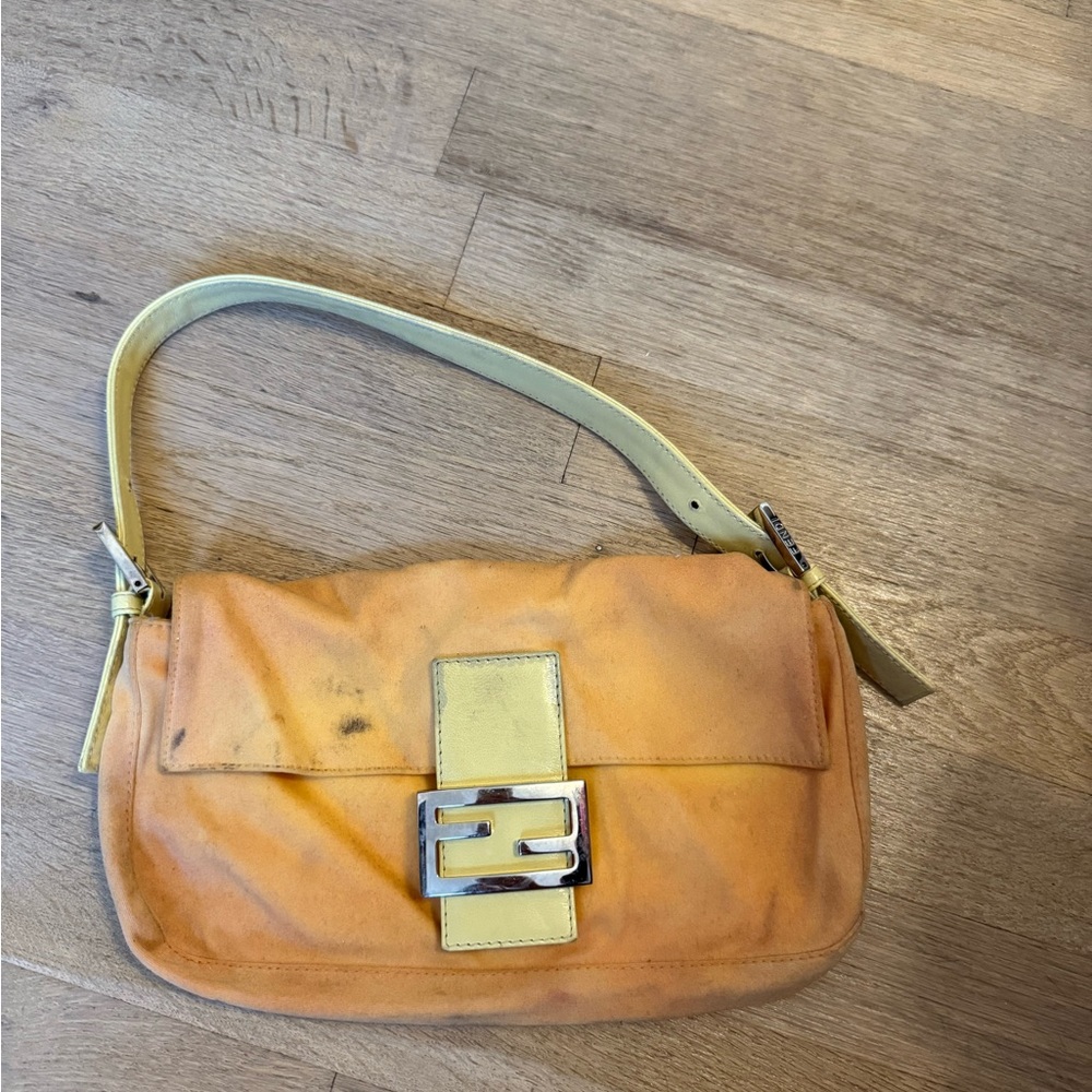 Orange and Yellow Women's Bag